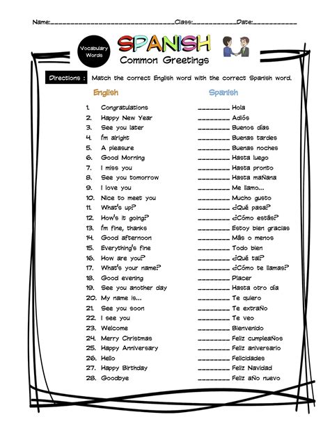 spanish games|Spanish Mix & match game to learn / revise vocab + grammar.